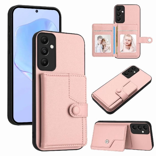 FOXDOCK Funda para SAMSUNG Galaxy A06 con Bloqueo RFID - Diseño Elegante con Cierre de Botón