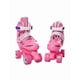 thumbnail image 2 of Patines rollers niña más protectores y casco talla M 33-36, rosado, 2 of 3