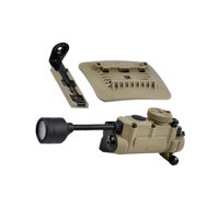 Magideal - Linterna Para Casco, Luz Para Casco Que Cambia De Color, Accesorios Portátiles, Herramienta Múltiple Caqui