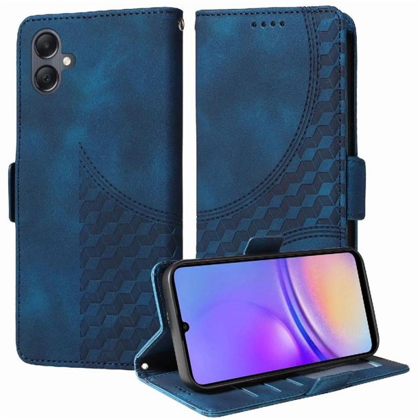 Carcasa FOXDOCK Samsung Galaxy A05 de cuero PU, diseño acolchado clásico, protección contra caídas y rayones