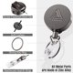 thumbnail image 2 of Cartuchero Azrra Heavy Duty Metal con soporte para tarjetas de identificación, 2 of 7