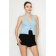 thumbnail image 1 of Top Con Espalda Abierta Y Hebilla Con Cuello Halter, 1 of 4