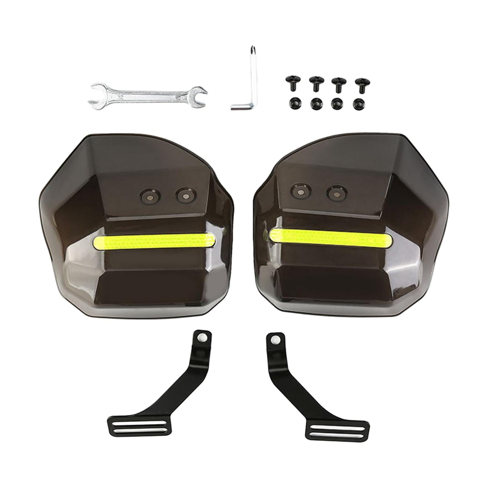 Ioensy - 2x Protectores De Manos Para Motocicleta Protectores De Manos Protectores De Mango Resistentes Y Duraderos