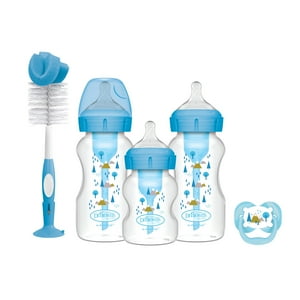 Dr. Brown'S - Set Regalo Boca Ancha Anticólico Azul