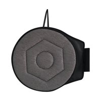 Ioensy - Cojín De Asiento Giratorio De 360 Grados, Cojín De Silla Portátil Para Ancianos, Hogar, Coche, Gris
