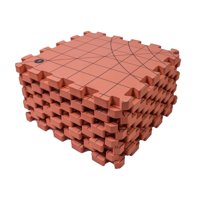 Magideal - Tapetes De Bloqueo De Punto, Artesanías, Equipo De Regalo Reutilizable Con Líneas De Rejilla, Tableros De Bloqueo Para Costura, Ganchillo Para , 9 9 Esteras