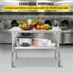 thumbnail image 2 of Mesa de trabajo comercial VEVOR 122 x 61 cm, acero inoxidable, 2 of 3
