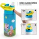 thumbnail image 4 of Peppa Pig Botella de Agua con Tapa Pop Top de Un Toque, Acero Inoxidable, a Prueba de Fugas, para Deportes, Botella Infantil azul 12 oz, 4 of 6