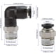 thumbnail image 3 of 12 piezas de conexión rápida para tubo, rosca NPT de 1/4 pulg., diámetro exterior del tubo de 6 mm, conector neumático de conexión rápida (6 mm), 3 of 7