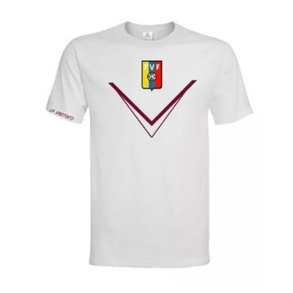 Poleras - Franelas De La Vinotinto Venezuela 100% Algodón / Blanca Talla M