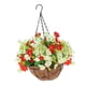 thumbnail image 1 of Flores Artificiales En Canasto Colgante Maceta De Plantas Para Jardín, 1 of 3