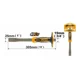 thumbnail image 4 of Cincel Plano Hormigon Cemento Concreto 25x19x305 Mm Ingco, 4 of 5