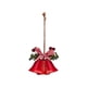 thumbnail image 2 of Campana De Navidad Hecha A Mano Linda Para Decoración Del árbol De Navidad Para Porche Guirnalda De Navidad 2 Campana De Trompeta Roja, 2 of 5