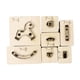 thumbnail image 4 of Molde de corte en forma de caballo, plantilla de caballo balancín de cuero, madera, portátil, duradero, fácil de usar, plantilla reutilizable, molde t 7cmx6.5cm, 4 of 5