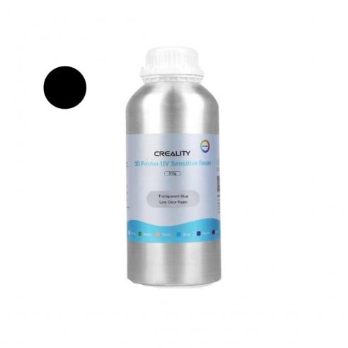 Resina Creality Fotosensible Bajo Olor Negra 500g