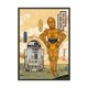 thumbnail image 1 of Cuadro Poster Enmarcado Star Wars R2D2 Y C3Po Artudito Decorativo, 1 of 1