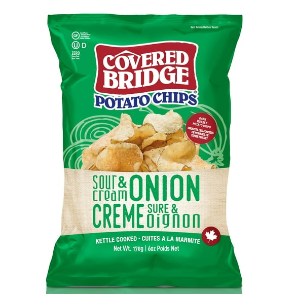Papas Fritas Cebolla Crema Acida Covered Bridge 170 g
