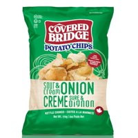 Papas Fritas Cebolla Crema Acida Covered Bridge 170 G
