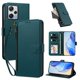 thumbnail image 2 of Funda con Billetera para [Xiaomi Redmi Note 12 Pro Plus 5G] con Bolsillo Zipper y Tarjetero Verde pavo real, 2 of 6