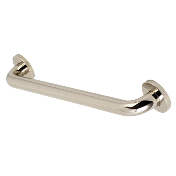 Barra de agarre Kingston Brass Meridian, 45 cm, decorativa ADA, níquel pulido