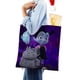 thumbnail image 4 of Vampirina Bolso de tela con estampado de lienzo para mujer, bolsa de compras reutilizable y estética, con cremallera interior, regalo para mujer,38*45cm., 4 of 6