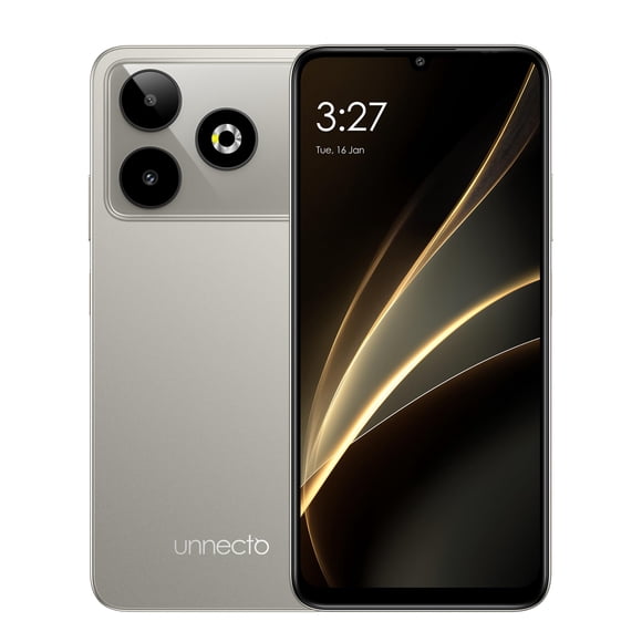 Teléfono Android Unnecto Eco 10 128 GB Titanio Dorado