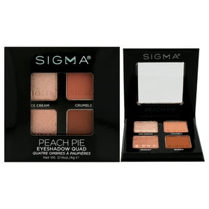 Sombra De Ojos Quad - Pastel De Melocotón De Sigma Para Mujeres - Sombra De Ojos
