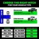 thumbnail image 3 of Trailer Hitch Rhino USA, receptor ajustable de 2 pulgadas, azul, 3 of 8