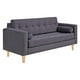 thumbnail image 2 of Sofa Retro 3c Felpa 05 Gris, 2 of 6