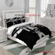 thumbnail image 1 of Besiktas Player No. 27 Rafa Silva Black And White Style Pattern Three-Piece Set Soft And Comfortable bedding Suitable for All Seasons, 1 of 1