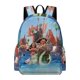 thumbnail image 1 of Moana Princesa-theme Backpack, Campus style schoolbag Bookbag with Adjustable Shoulder Straps And Large Zip Compartment, Unisex Travel Bags.42x30x15cm, 1 of 6