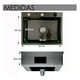 thumbnail image 2 of Lavaplatos Handsink Sobrecubierta Acero 55x45cm + Accesorios, 2 of 10