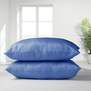 Masel - Set 2 Almohadas Premium Eco Colores 50X70 Azulino