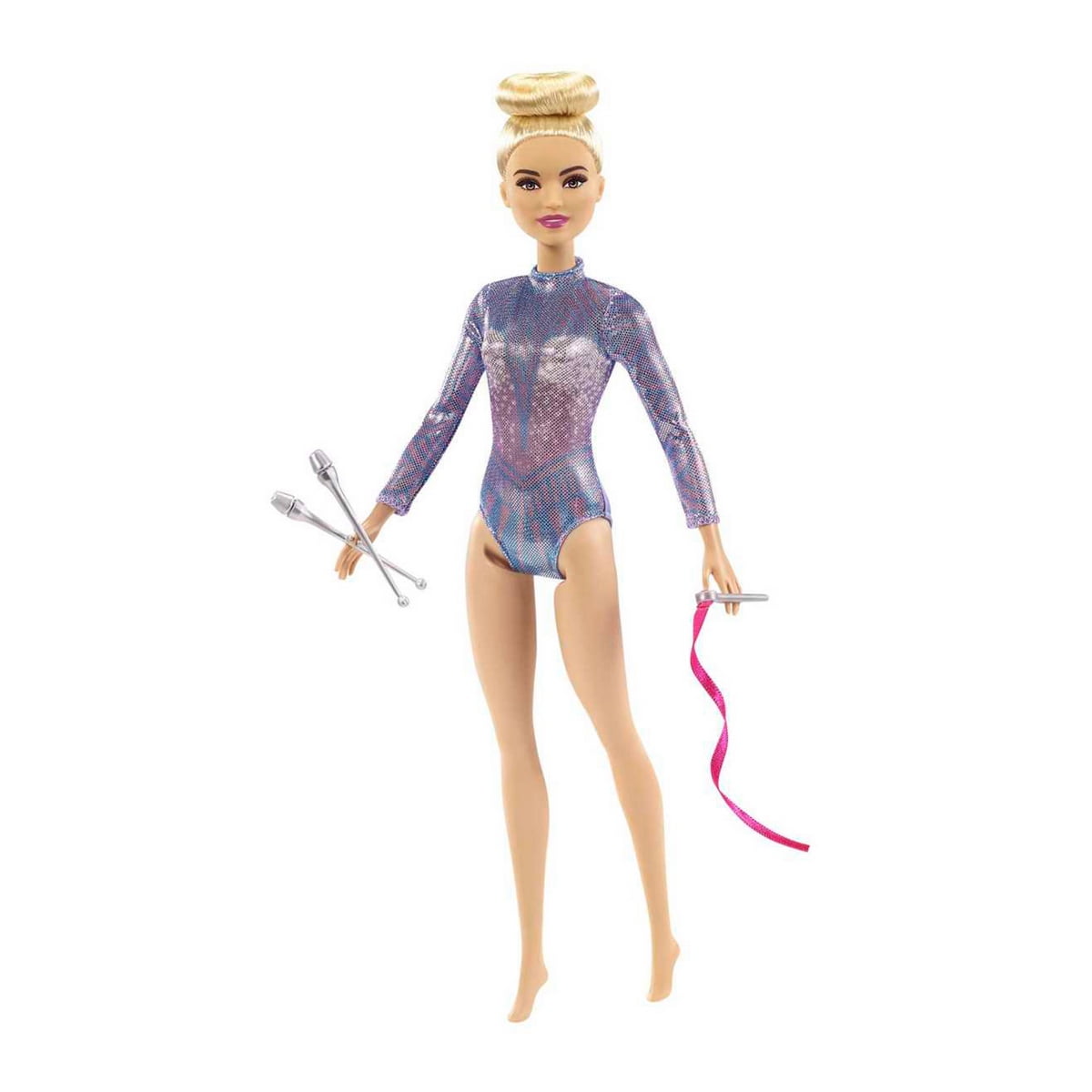 Barbie - Muñeca Profesionales Gimnasta Ritmica Rubia
