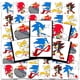 thumbnail image 4 of Tatuajes temporales de Sonic the Hedgehog, 72 unidades, para niños, 4 of 4
