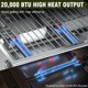 thumbnail image 4 of Parrilla a gas BESTFIRE de 2 quemadores, 20.000 BTU, acero inoxidable, 4 of 9