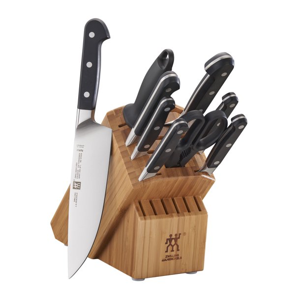 Juego de cuchillos ZWILLING Pro de 10 piezas con bloque de madera de acacia