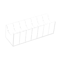 Bothyi - Organizador De Cinturones Armario Transparente Estante Para Cinturones Para El Hogar Para Cosméticos Pulseras Relojes 7 Compartimentos