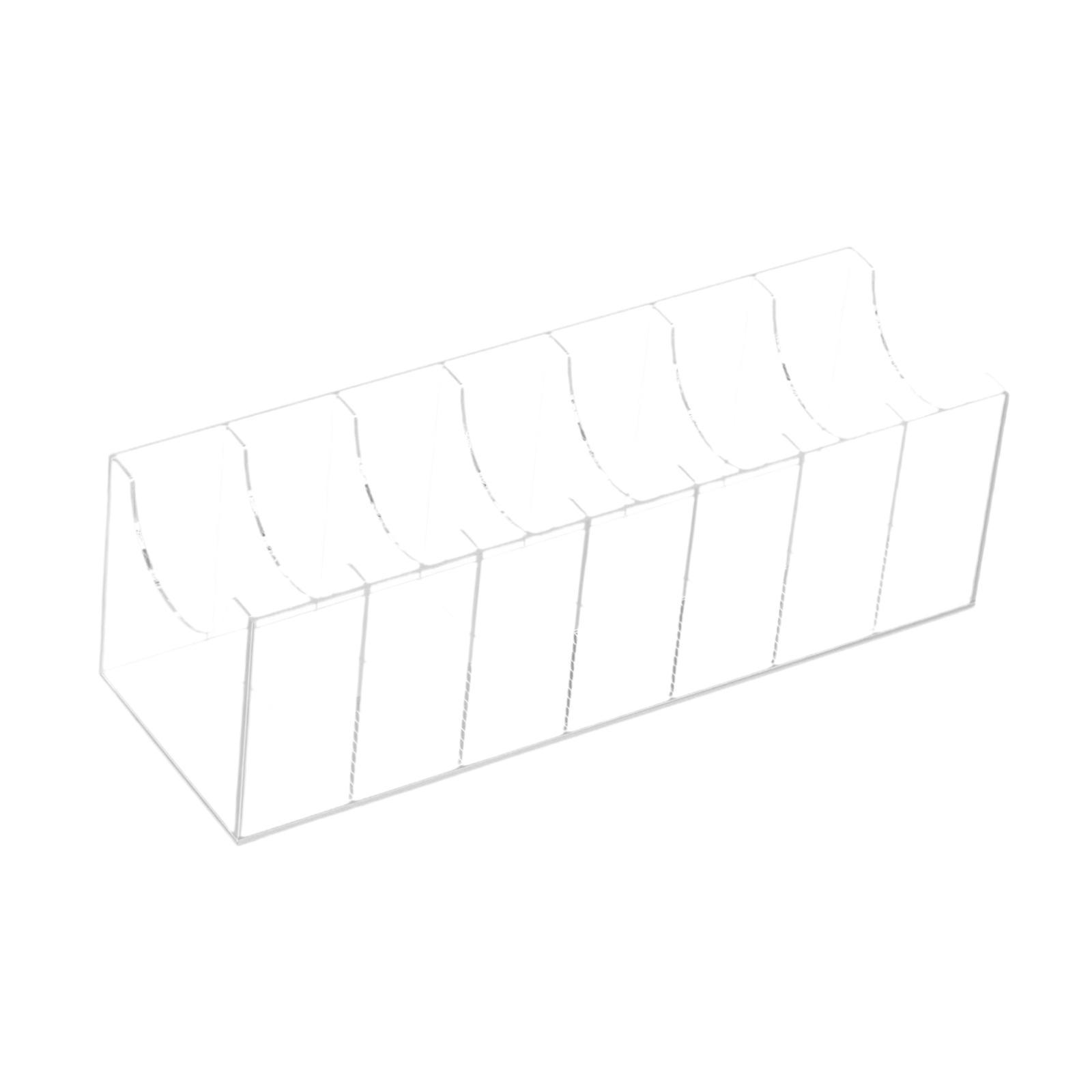 Bothyi - Organizador De Cinturones Armario Transparente Estante Para Cinturones Para El Hogar Para Cosméticos Pulseras Relojes 7 Compartimentos