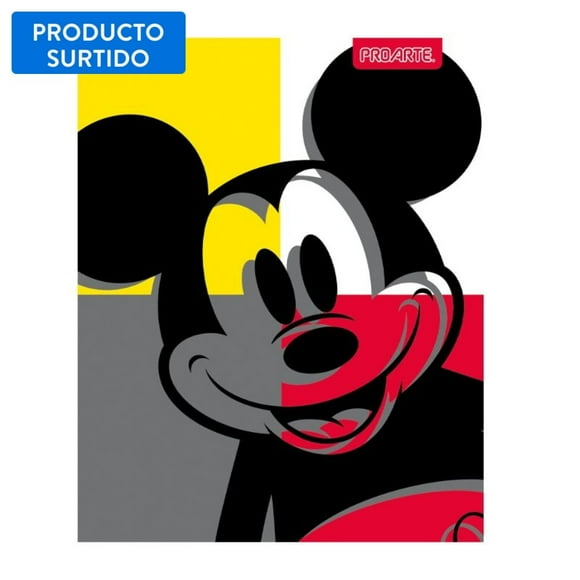 Cuaderno Universitario Mickey 100 Hj, producto surtido, 1 Un