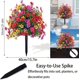 thumbnail image 3 of Estacas de Flores Artificiales UISJL 56 cm Multicolor 2 unidades, 3 of 7