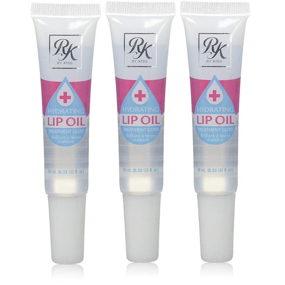 Brillo de labios Ruby Kisses Hydrating Clear (paquete de 3)