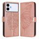 thumbnail image 2 of Funda cartera mariposa para Samsung Galaxy S26 Edge con soporte y ranuras para tarjetas Oro rosa, 2 of 6