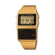 thumbnail image 1 of Calculadora de memoria Watch Casio DBC611G-1D para hombre, tono dorado, 25, 1 of 3