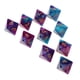thumbnail image 2 of 10 Piezas De Dados De Poliedro De Múltiples Caras D8 Para Juego De Mesa D&D TRPG Púrpura + Azul, 2 of 5