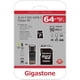 thumbnail image 2 of Kit 4 en 1 de tarjeta microSD Gigastone GS-4IN1600X64GB-R Prime de 64 GB, 2 of 3
