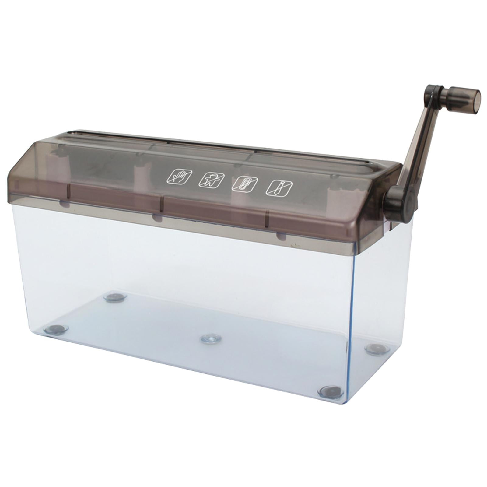 Magideal - Trituradora De Mano Portátil Trituradora Manual Trituradora De Tirarere Cortadora De Papel Cortadora De Para Oficina Hogar Papel Negro