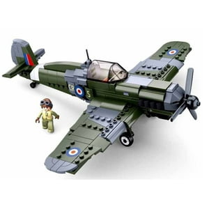 Sluban - Avión Caza Raf Spitfire, Compatible Lego