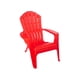 thumbnail image 2 of Silla Plástica Adirondack Roja, 2 of 4