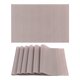 thumbnail image 1 of REGALWOVEN Manteles Rústicos Juego de 6 Manteles para Decoración de Mesa de Comedor Interior Exterior Lavable Mantel de Cocina Fácil de Limpiar Caqui 18*12in, 1 of 7